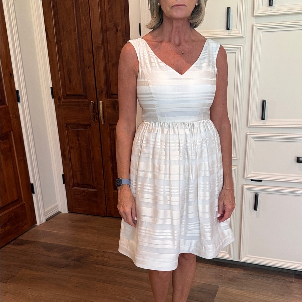 Lily Pulitzer Elegant White Sleeveless Dress